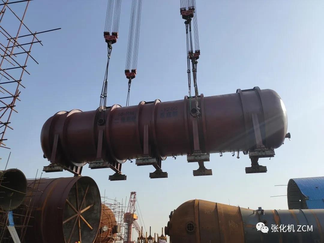 张化机承制国内首套壳牌技术氧化反应器完工发货 张化机承制国内首套壳牌技术氧化反应器完工发货