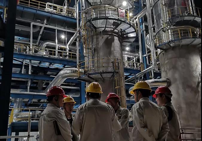 【项目建设】延长油田伴生气项目BDO装置精馏单元投料试车成功 【项目建设】延长油田伴生气项目BDO装置精馏单元投料试车成功