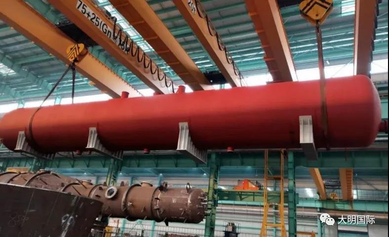 大明重工服务中东800MW燃气轮机联合循环项目除氧器顺利发货 大明重工服务中东800MW燃气轮机联合循环项目除氧器顺利发货