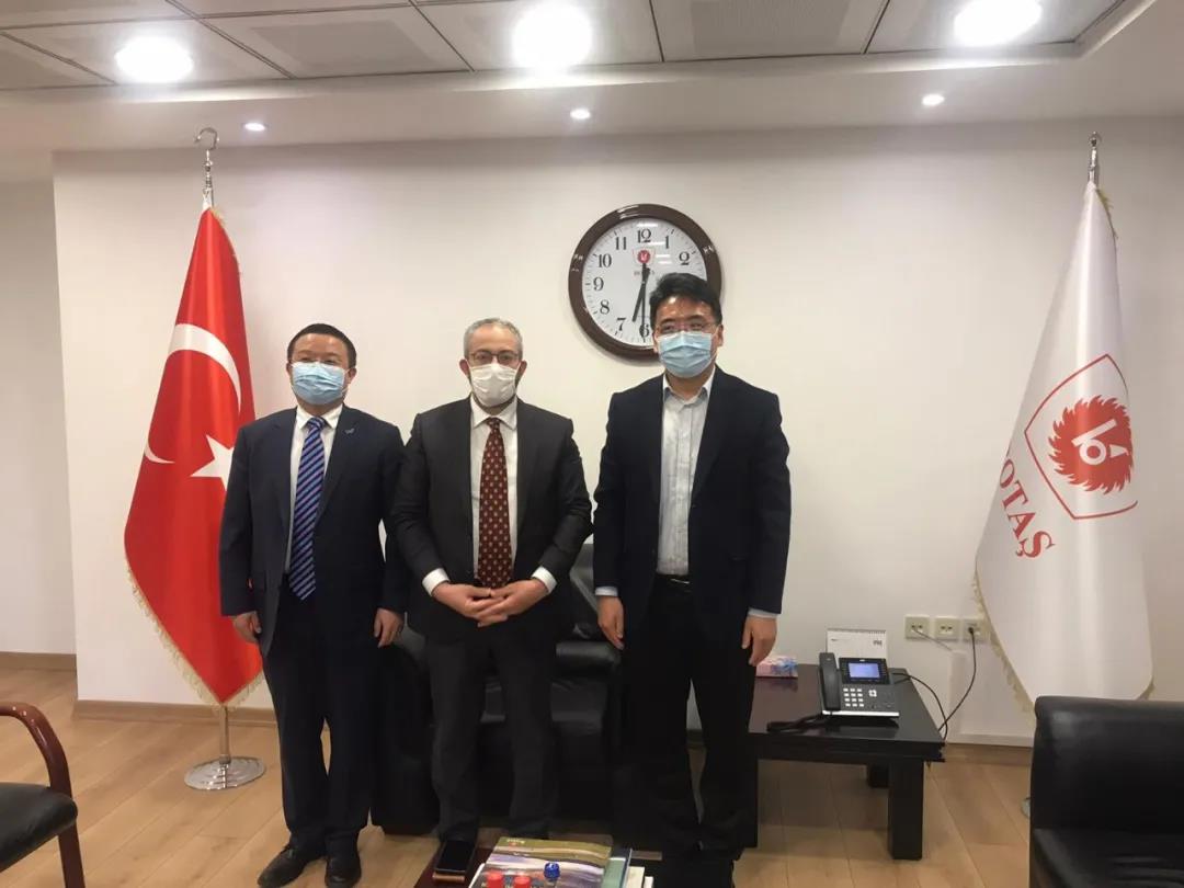 天辰公司王磊赴土耳其国家管道公司沟通交流并慰问储库项目现场员工 天辰公司王磊赴土耳其国家管道公司沟通交流并慰问储库项目现场员工