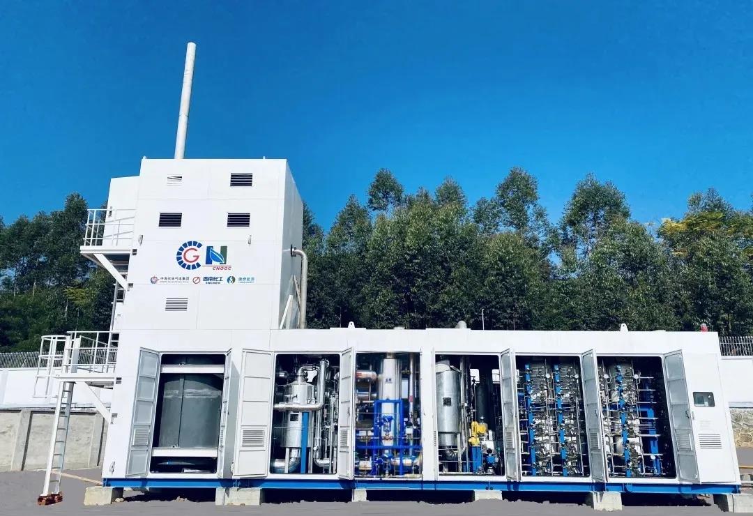 国内首套具备自主知识产权的250Nm3/h橇装天然气制氢设备调试成功 国内首套具备自主知识产权的250Nm3/h橇装天然气制氢设备调试成功