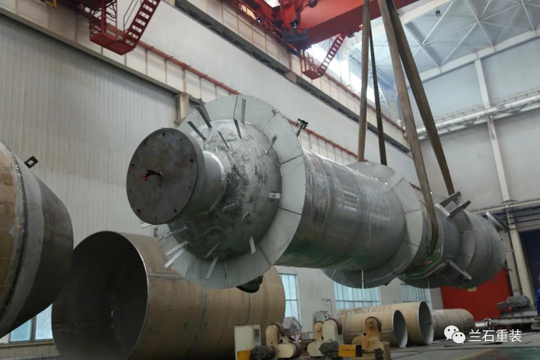 兰石重装研制国产化N08810换热器完工交付 兰石重装研制国产化N08810换热器完工交付