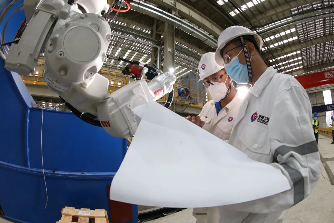 我国首个海洋油气装备制造“智能工厂”成功投产 我国首个海洋油气装备制造“智能工厂”成功投产