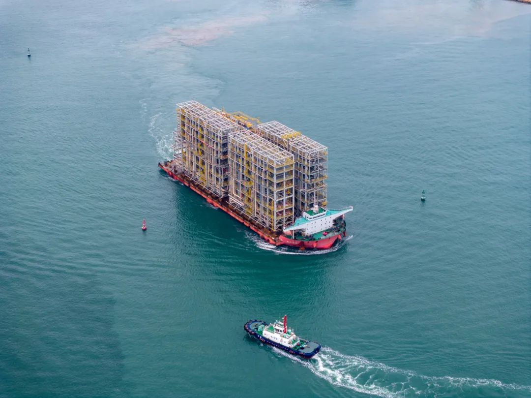 国内首例模块化建造乙烯炼化项目交付启航 国内首例模块化建造乙烯炼化项目交付启航